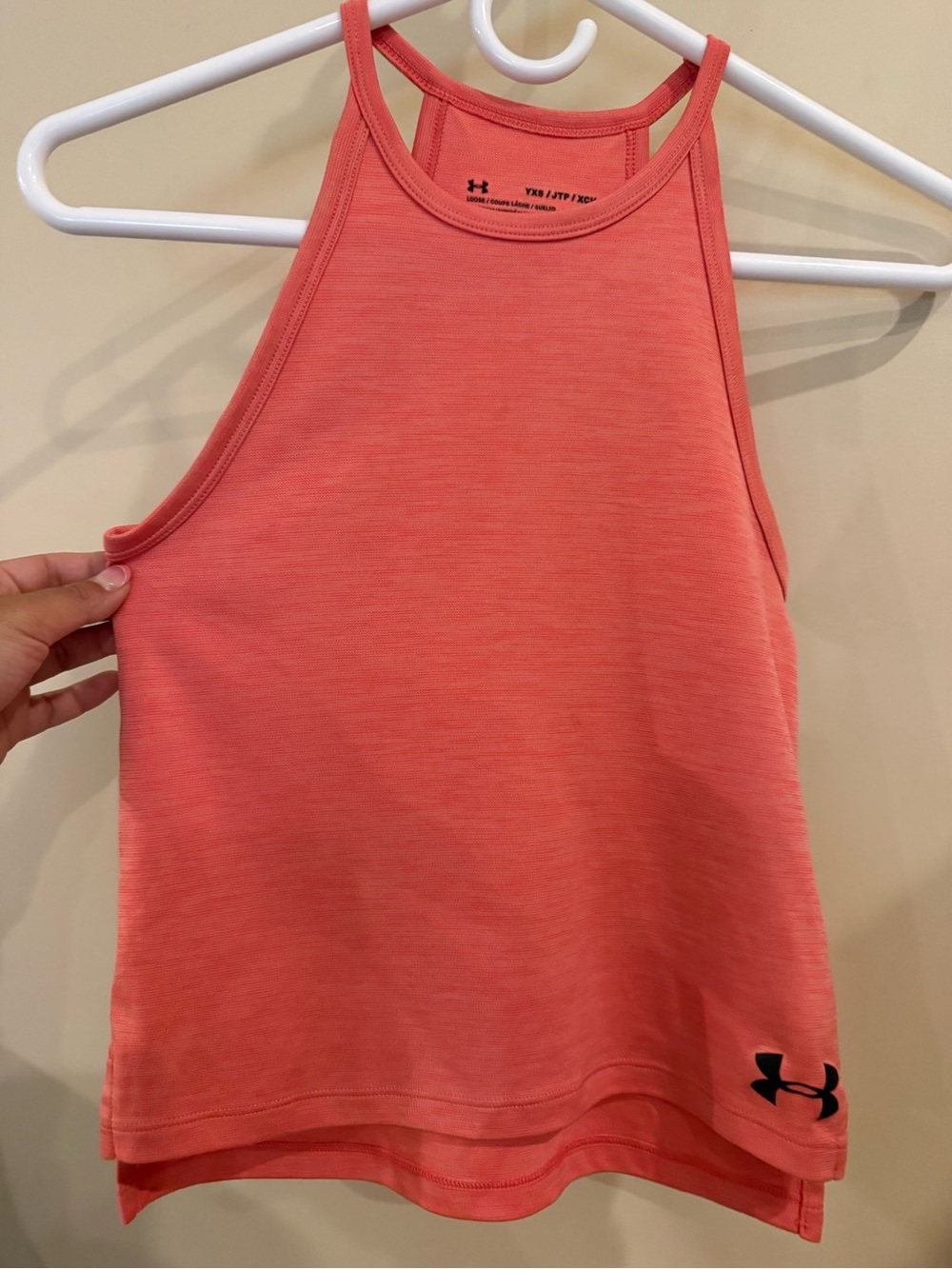 Under Armour Racerback Performance Tank | Coral | XS
